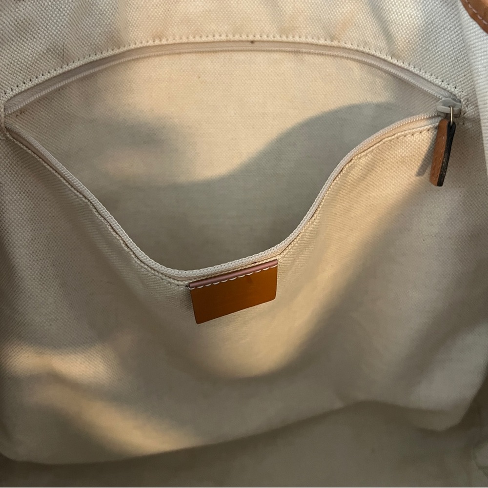 Gucci Jolie Sherry Beige Tan Stripe Tote - Picture 4 of 15
